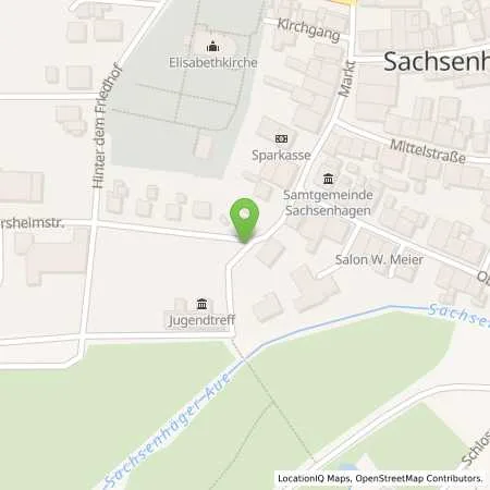 Standortübersicht der Tankstelle Westfalen Weser Netz GmbH in 31553 Sachsenhagen