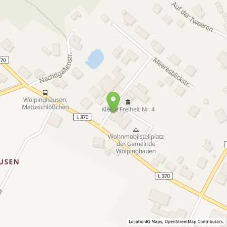 Standortübersicht der Tankstelle Westfalen Weser Netz GmbH in 31556 Wölpinghausen