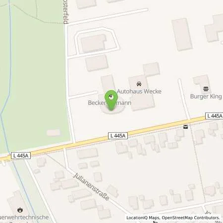 Standortübersicht der Tankstelle Autohaus Becker-Tiemann Schaumburg GmbH & Co. KG in 31655 Stadthagen