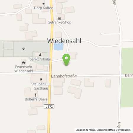 Standortübersicht der Strom (Elektro) Tankstelle: Westfalen Weser Netz GmbH in 31719, Wiedensahl