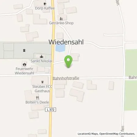 Standortübersicht der Tankstelle Westfalen Weser Netz GmbH in 31719 Wiedensahl