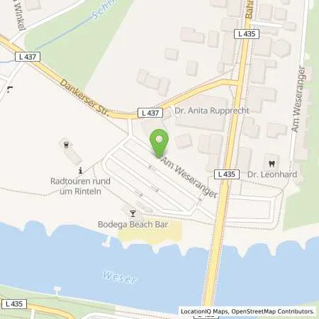 Standortübersicht der Tankstelle Stadtwerke Rinteln GmbH in 31737 Rinteln