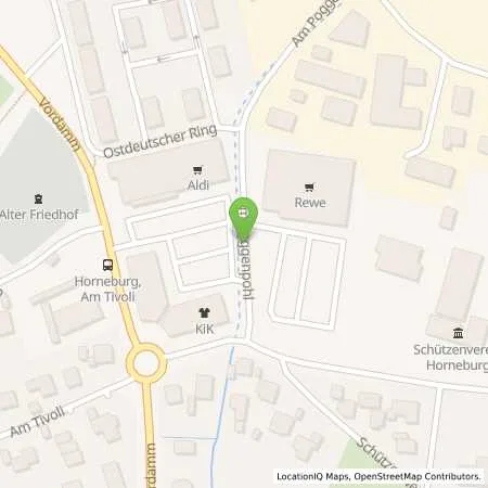 Standortübersicht der Tankstelle EWE Go GmbH in 21640 Horneburg