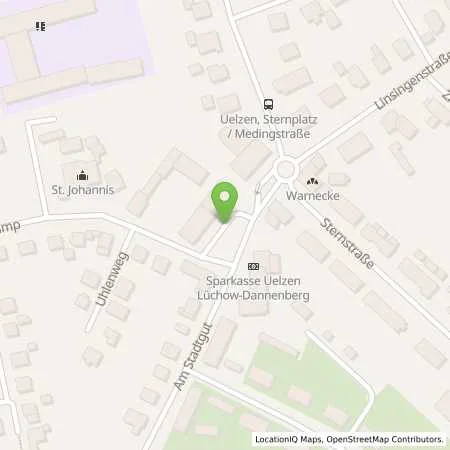 Standortübersicht der Tankstelle Stadtwerke Uelzen GmbH in 29525 Uelzen