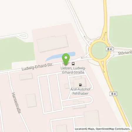 Standortübersicht der Tankstelle Stadtwerke Uelzen GmbH in 29525 Uelzen