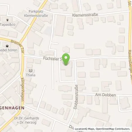 Standortübersicht der Tankstelle EWE Go GmbH in 49377 Vechta