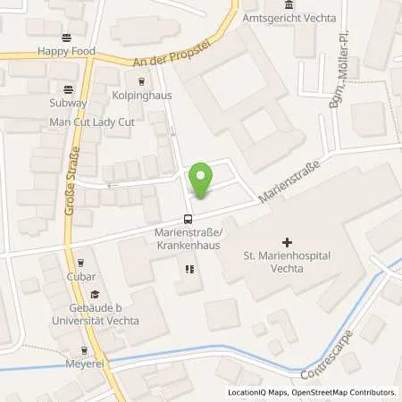 Standortübersicht der Tankstelle Wasserwerk Vechta - Eigenbetrieb Stadt Vechta in 49377 Vechta