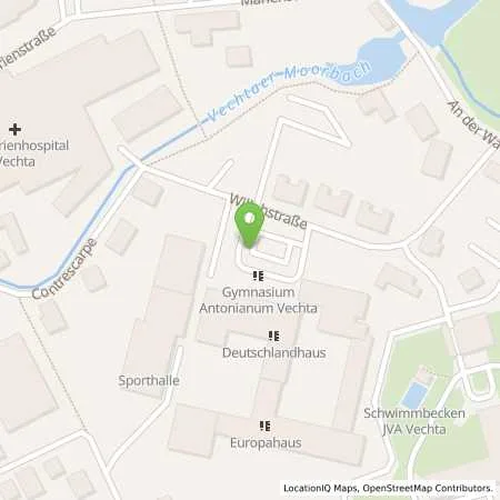 Standortübersicht der Tankstelle Wasserwerk Vechta - Eigenbetrieb Stadt Vechta in 49377 Vechta