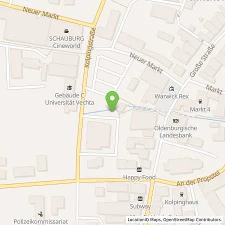 Standortübersicht der Tankstelle Wasserwerk Vechta - Eigenbetrieb Stadt Vechta in 49377 Vechta