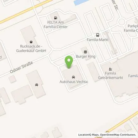 Standortübersicht der Tankstelle Autohaus Walkenhorst Vechta GmbH in 49377 Vechta