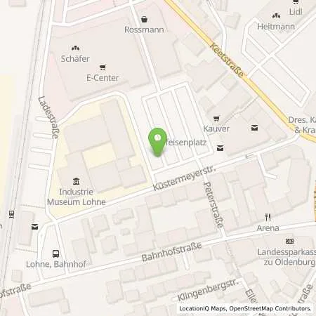 Standortübersicht der Tankstelle EWE VERTRIEB GmbH in 49393 Lohne