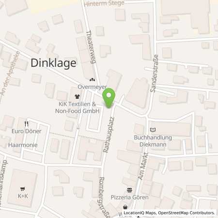 Standortübersicht der Strom (Elektro) Tankstelle: EWE Go GmbH in 49413, Dinklage