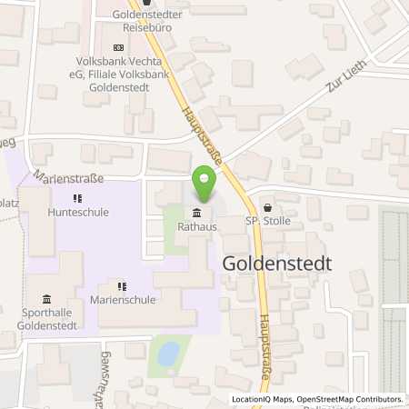 Standortübersicht der Strom (Elektro) Tankstelle: EWE Go GmbH in 49424, Goldenstedt