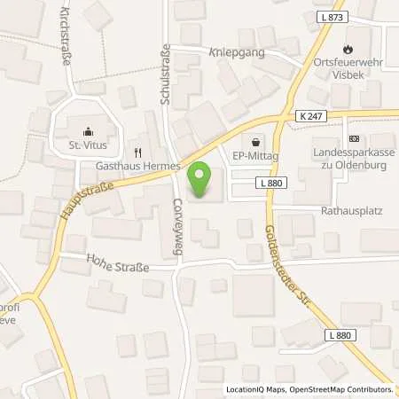 Standortübersicht der Tankstelle EWE Go GmbH in 49429 Visbek