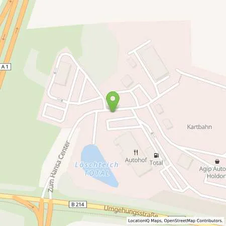 Standortübersicht der Tankstelle Allego GmbH in 49451 Holdorf