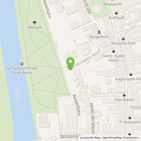 Standortübersicht der Tankstelle Mer Germany GmbH in 27283 Verden