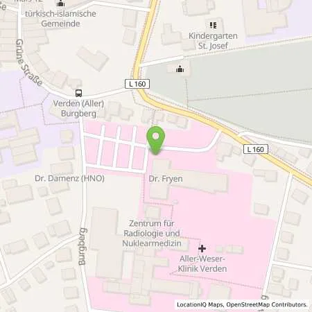 Standortübersicht der Tankstelle Stadtwerke Verden GmbH in 27283 Verden