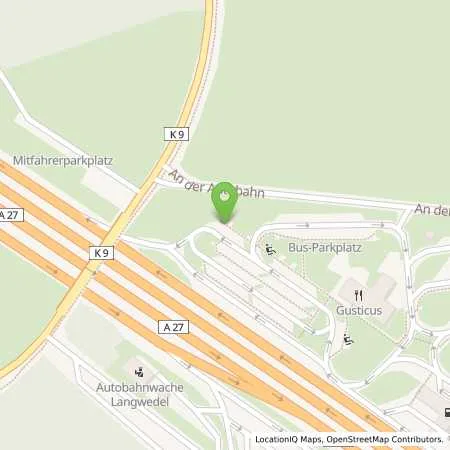 Standortübersicht der Tankstelle EnBW mobility+ AG und Co.KG in 27299 Langwedel