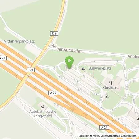 Standortübersicht der Tankstelle IONITY GmbH in 27299 Langwedel