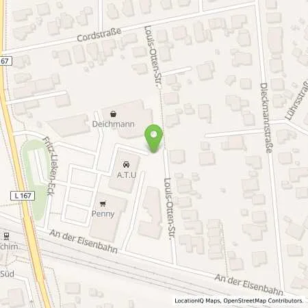 Standortübersicht der Tankstelle Allego GmbH in 28832 Achim