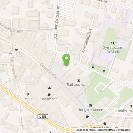 Standortübersicht der Tankstelle Stadtwerke Achim AG in 28832 Achim