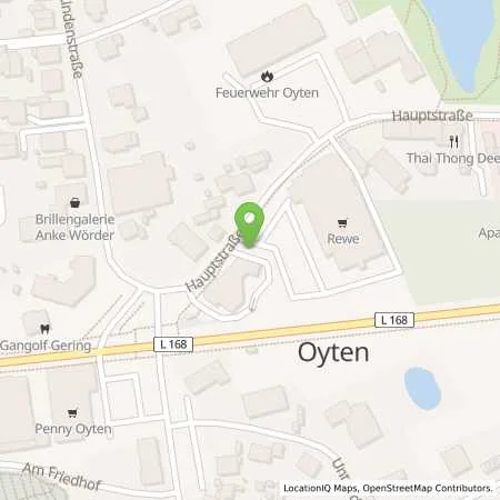 Standortübersicht der Tankstelle Allego GmbH in 28876 Oyten
