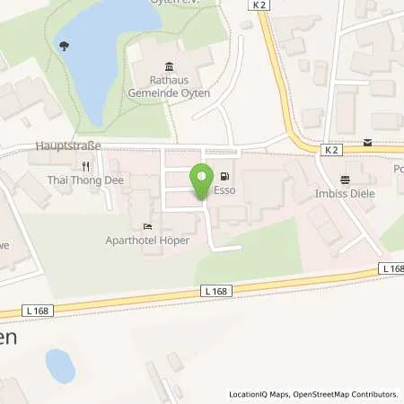 Standortübersicht der Tankstelle ESSO-Station Matthias Höper in 28876 Oyten