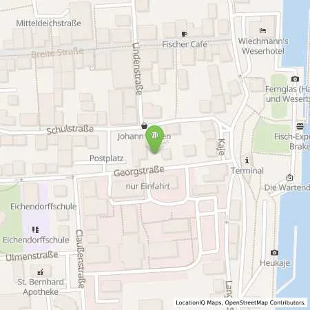 Standortübersicht der Tankstelle EWE Go GmbH in 26919 Brake