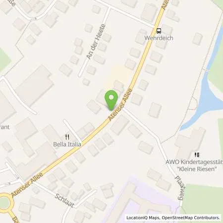 Standortübersicht der Tankstelle EWE Go GmbH in 26954 Nordenham