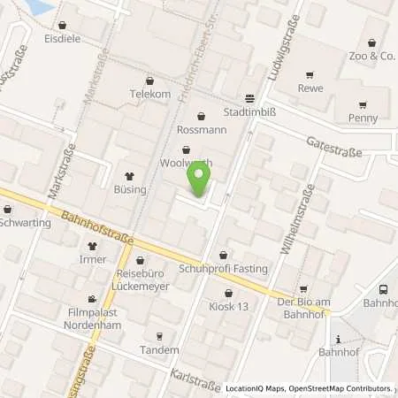 Standortübersicht der Tankstelle EWE Go GmbH in 26954 Nordenham