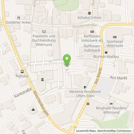 Standortübersicht der Tankstelle Energiegenossenschaft für Wittmund eG in 26409 Wittmund