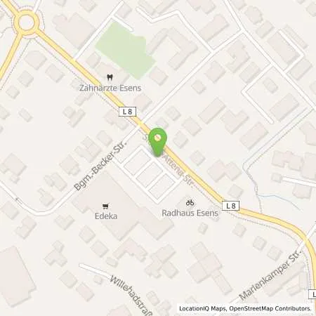 Standortübersicht der Tankstelle EWE Go GmbH in 26427 Esens