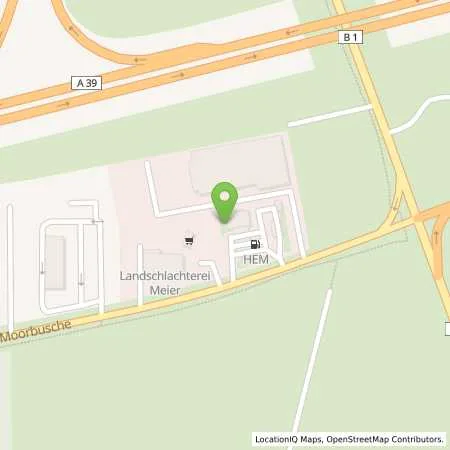 Standortübersicht der Tankstelle Allego GmbH in 38162 Cremlingen