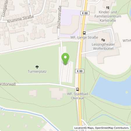Standortübersicht der Strom (Elektro) Tankstelle: Stadtwerke Wolfenbüttel GmbH in 38300, Wolfenbttel
