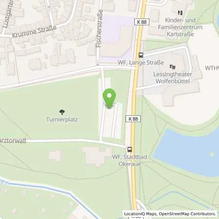 Standortübersicht der Tankstelle Stadtwerke Wolfenbüttel GmbH in 38300 Wolfenbüttel