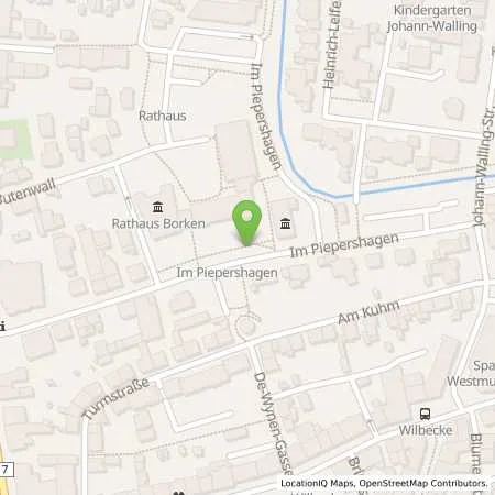 Standortübersicht der Tankstelle Stadtwerke Borken/Westf. GmbH in 46325 Borken