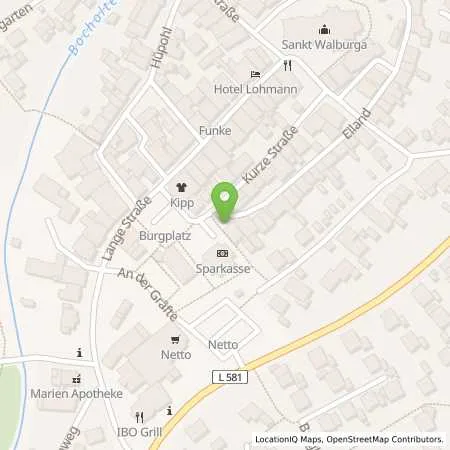 Standortübersicht der Tankstelle innogy SE in 46342 Velen