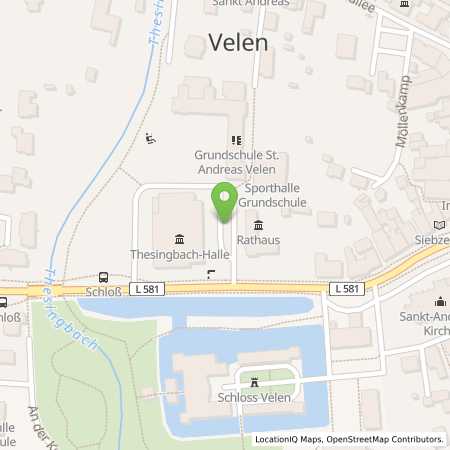 Standortübersicht der Strom (Elektro) Tankstelle: innogy eMobility Solutions GmbH in 46342, Velen