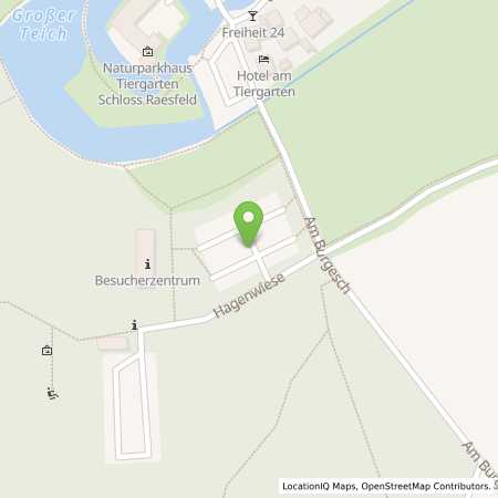 Standortübersicht der Strom (Elektro) Tankstelle: innogy SE in 46348, Raesfeld