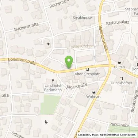 Standortübersicht der Tankstelle innogy eMobility Solutions GmbH in 46359 Heiden