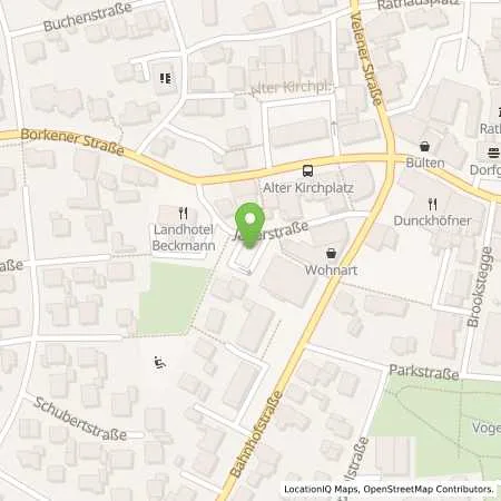 Standortübersicht der Tankstelle Volksbank Heiden eG in 46359 Heiden