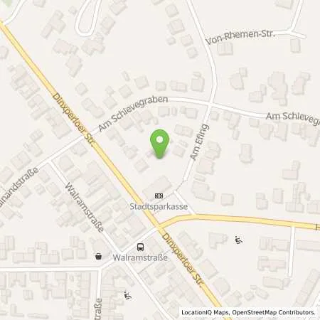 Standortübersicht der Tankstelle Gästehaus Wiemeler in 46397 Bocholt