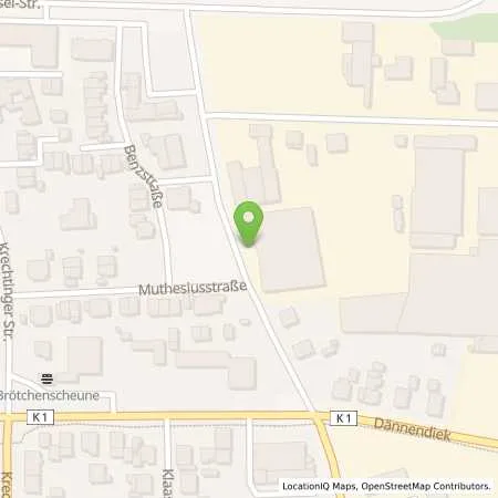 Standortübersicht der Tankstelle Stadtwerke Rhede GmbH in 46414 Rhede