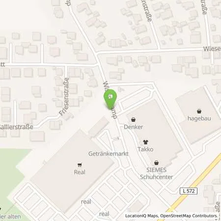 Standortübersicht der Tankstelle Stadtwerke Rhede GmbH in 46414 Rhede