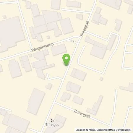 Standortübersicht der Tankstelle Stadtwerke Rhede GmbH in 46414 Rhede