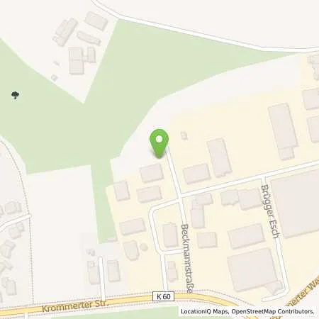 Standortübersicht der Tankstelle Stadtwerke Rhede GmbH in 46414 Rhede