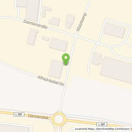 Standortübersicht der Tankstelle Stadtwerke Rhede GmbH in 46414 Rhede