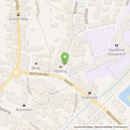 Standortübersicht der Tankstelle Stadtwerke Rhede GmbH in 46414 Rhede