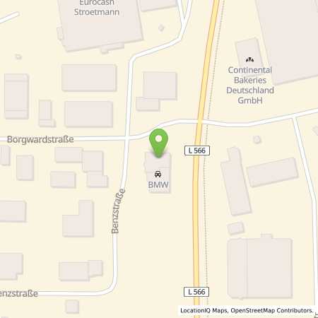 Standortübersicht der Strom (Elektro) Tankstelle: Autohaus Cyran GmbH in 48599, Gronau