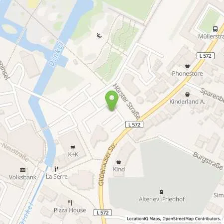 Standortübersicht der Tankstelle Stadtwerke Gronau GmbH in 48599 Gronau